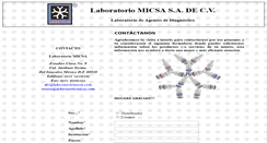 Desktop Screenshot of laboratoriomicsa.com